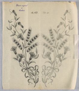 Motiv för broderi av Unknown artist