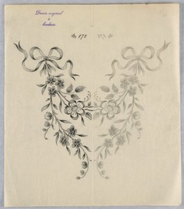 Motiv för broderi av Unknown artist