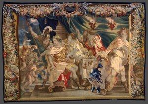 Upptäckten av komplotten för att döda Caesar och Cleopatra från The Story of Caesar and Cleopatra av Unknown artist