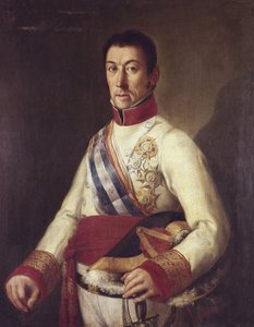 ELIO, Francisco Javier de (1767-1822). Spansk absolutistisk militär, guvernör i Montevideo (målning) av Unknown artist