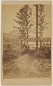 Echo Lake nära Conway [Wales] av Unknown artist