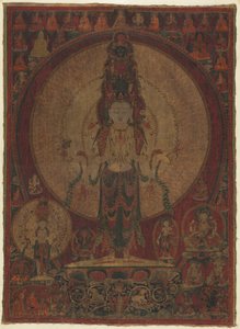 Elvahövdad, tusenarmad bodhisattva av medkänsla (Avalokiteshvara) av Unknown artist