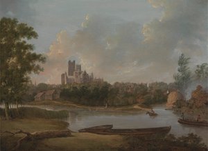 Ely katedral av Unknown artist