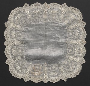Broderad näsduk av Unknown artist