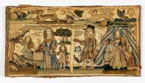 Broderade paneler av Unknown artist