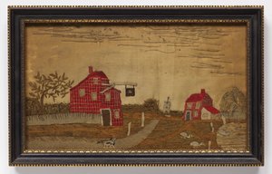 Broderad bild av Unknown artist