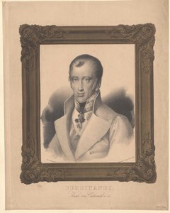 Kejsaren av Österrike Ferdinand I (tryck) av Unknown artist