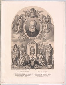 Kejsaren av Österrike Ferdinand I (tryck) av Unknown artist