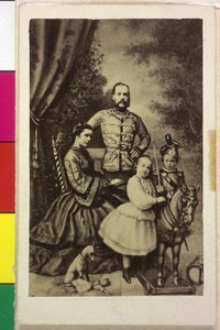 Kejsare av Österrike med familjen Franz Joseph I av Unknown artist
