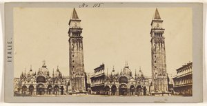 [Set av Markusplatsen, Venedig] av Unknown artist