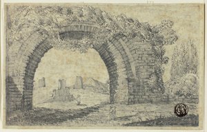 Ingången till Circus of Caracalla av Unknown artist