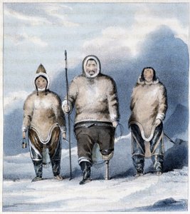 Eskimåer: Shulamina, Tullurchiu och Tirikshiu av Unknown artist