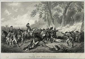 Braddocks fall av Unknown artist