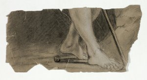 Johannes Döparens fötter (fragment) av Unknown artist