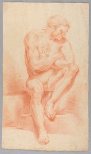 Figurstudier av Unknown artist