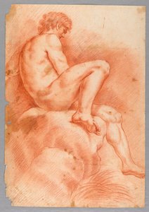 Figurstudie av Unknown artist