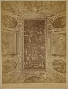 Florens - Palazzo Vecchio. Clemens VII:s sal, kröning av kejsar Karl V av Unknown artist
