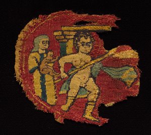 Fyra Segmenta från en tunika av Unknown artist