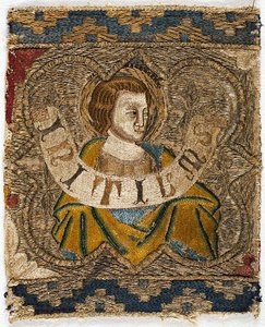 Fragment från en Orphrey av Unknown artist