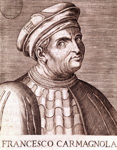 Francesco Bussone greve av Carmagnola Condottiere italienska (Carmagnola 1385 i Venedig 1432). av Unknown artist