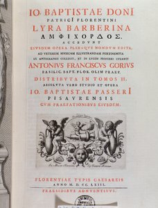 Frontispice av Lyra Barberina (gravyr av Unknown artist