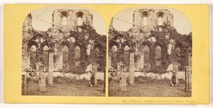 Furness Abbey. - Interiör från kapitelhuset. av Unknown artist