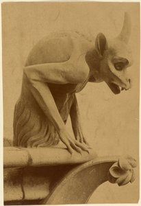 [Gargoyle, Notre-Dame] av Unknown artist