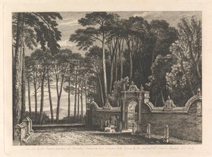 Porten till Flower Garden i Farnley av Unknown artist