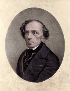Giacomo Meyerbeer (1791-1864), tysk kompositör. av Unknown artist