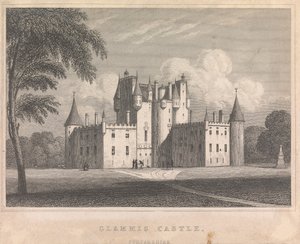 Glamis Castle, Forfarshire; sida 9 (volym två) av Unknown artist