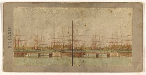 Stora fartygsbassängen i Rotterdam. av Unknown artist