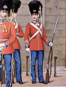 Det danska gardets grenadjärer av Unknown artist
