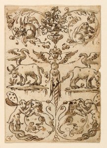 Grotesk panel av Unknown artist