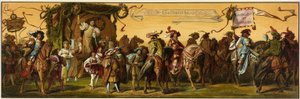 Hans Makarts procession genom staden Wien av Unknown artist