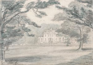 Havering Bower, Essex (A View of a Country Mansion) av Unknown artist
