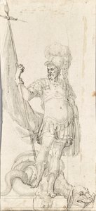 Sankt Göran med draken av Unknown artist