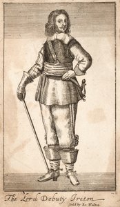 Henry Ireton, Lord Deputy of Ireland (gravyr) av Unknown artist