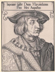 Heliga romerska kejsaren Maximilian I (tryck) av Unknown artist