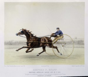 Ridning: Shepherd F. Knapp, travare - i "" the centaur"" av Unknown artist