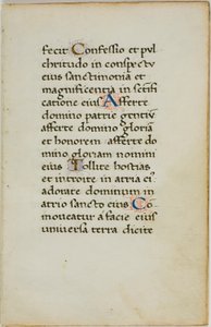 Illuminerat manuskript Blad av Unknown artist