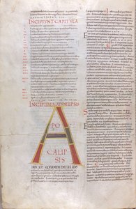 Incipit av Uppenbarelseboken av Unknown artist