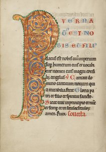 Befolkad Initial P av Unknown artist