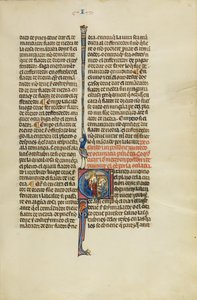 Initial C: En domare och en advokat skickar en budbärare till en man som arbetar vid en ankare av Unknown artist