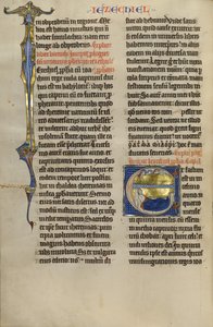 Inledande E: Hesekiels vision av Tetramorph av Unknown artist