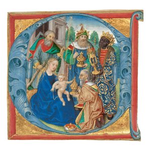 Inledande text E: De vises tillbedjan av Unknown artist