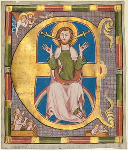 Initial E från en kommunallagsbok: Den sista domen av Unknown artist