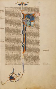 Inledande text F: Elkanah med Hannah och Peninnah i templet av Unknown artist