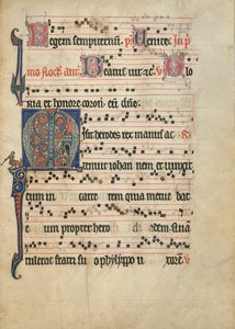 Initial M: Johannes Döparens halshuggning av Unknown artist