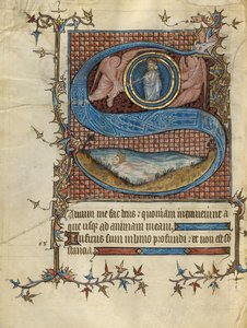 Inledande S: David i vattnet av Unknown artist