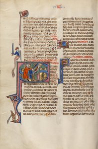 Initial S: Två män slåss med svärd av Unknown artist